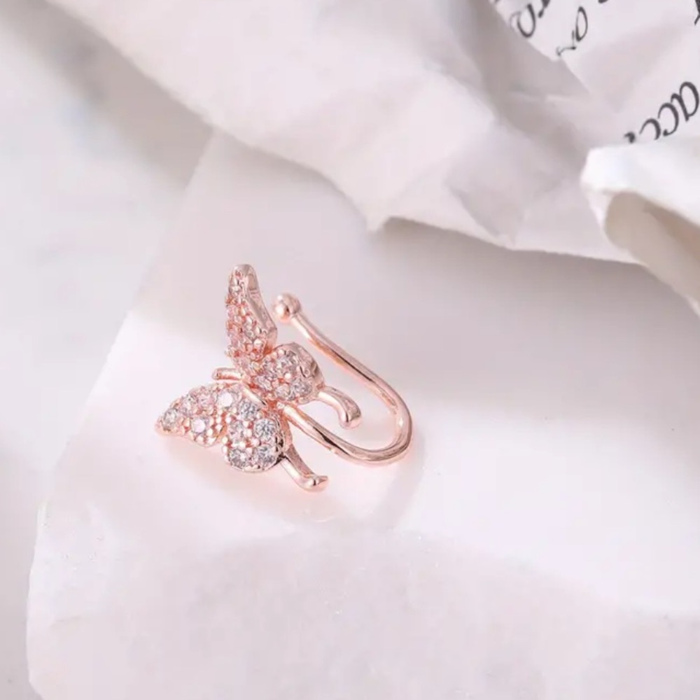 COPY - BEAUTIFUL CLIP ON NOSE RING 🦋 - Picture 2 of 3